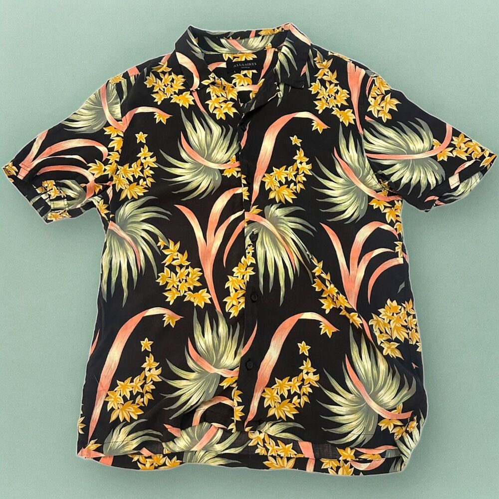 ALLSAINTS Men’s Short Sleeve Hanalei Shirt - Size Medium - Great Condition